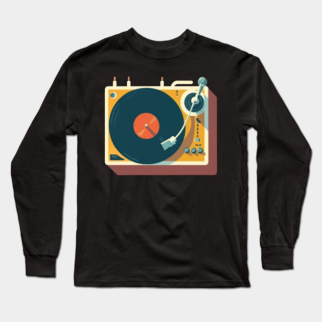 Music vintage rétro style Long Sleeve T-Shirt by Nasromaystro